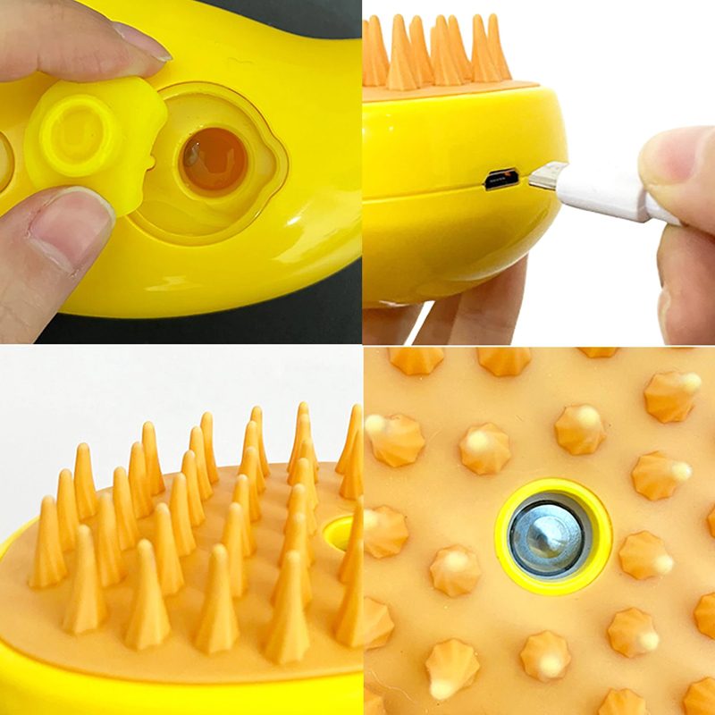 Cepillo de Depilación a Vapor | Tu Mascota se Relaja, la Casa se Mantiene Limpia